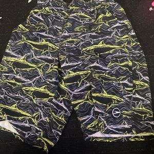 shark swim trunks